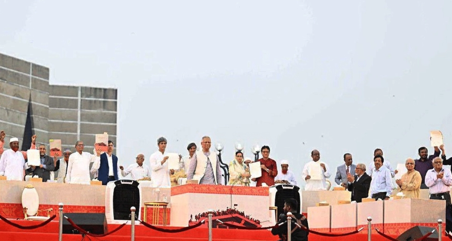 জুলাই সনদে স্বাক্ষর করলো ২৫টি রাজনৈতিক দল