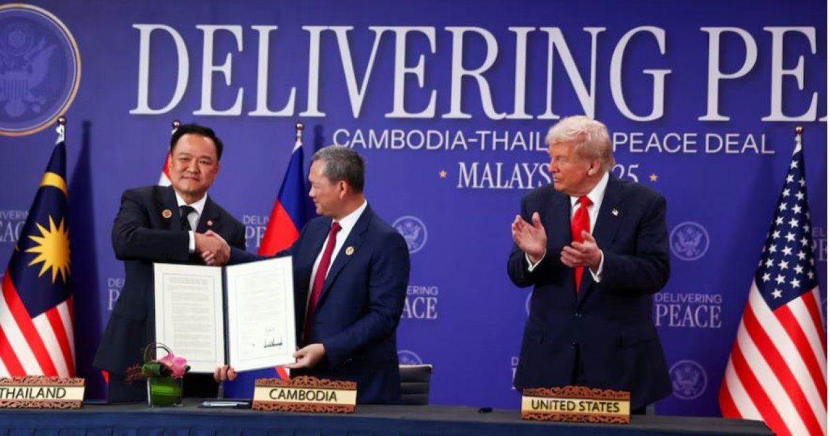 আরেকটি শান্তি চুক্তির সাক্ষী হলেন ট্রাম্প