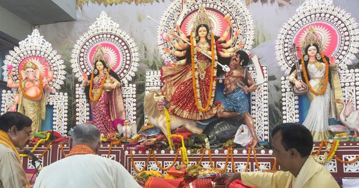 আজ মহানবমী, দেবীর বিদায়ঘণ্টা শুরু