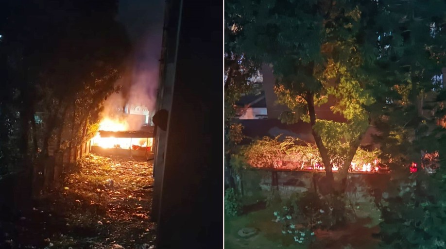 ঢাবির বিজয় একাত্তর হলে আগুন