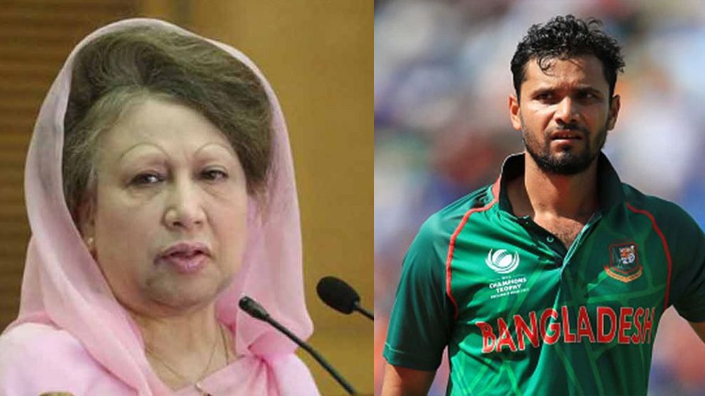 রাজনীতির পথচলায় দীর্ঘ লড়াইয়ে খালেদা জিয়ার অবদান মানুষ মনে রাখবে: মাশরাফী