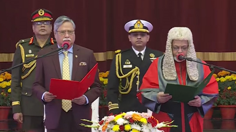 ২৬তম প্রধান বিচারপতি হিসেবে শপথ নিলেন জুবায়ের রহমান