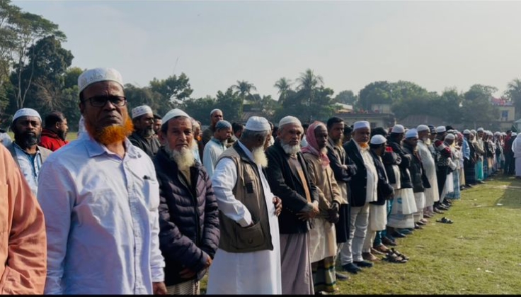 নবীনগরে সাবেক প্রধানমন্ত্রী বেগম খালেদা জিয়ার গায়েবানা জানাজা অনুষ্ঠিত