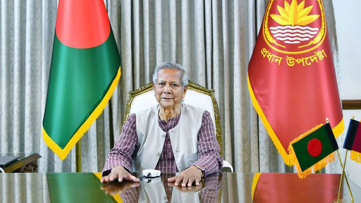 রাত ৯টা ১৫ মিনিটে জাতির উদ্দেশে ভাষণ দেবেন প্রধান উপদেষ্টা