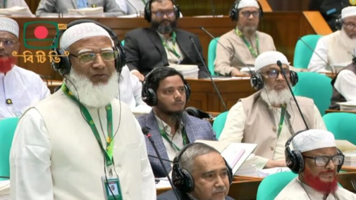 রাষ্ট্রপতি খুনির সহযোগী, তার বক্তব্য শুনতে পারি না: জামায়াত আমির