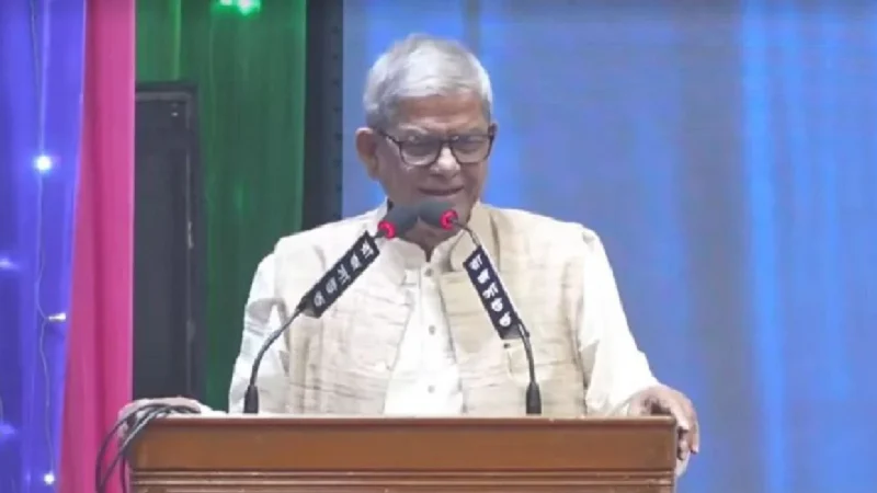 পাকিস্তানপন্থি সেই অপশক্তি নতুন চেহারায় মাথাচাড়া দিয়ে উঠেছে: মির্জা ফখরুল