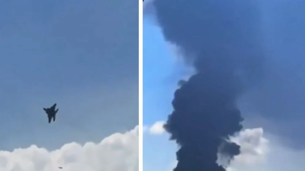ইরাকের আকাশে শাহেদ ড্রোনকে তাড়া করছে মার্কিন এফ-১৫