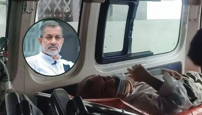 অ্যাম্বুলেন্সে ট্রাইব্যুনালে আনা হলো সাবেক এমপি ফজলে করিমকে