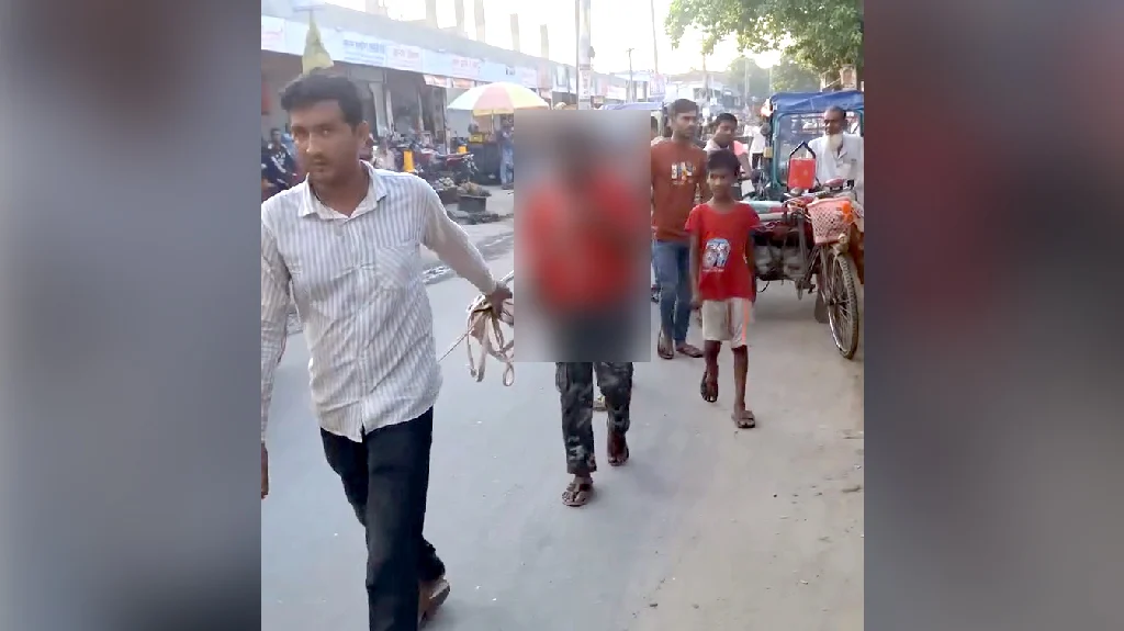 কুষ্টিয়ায় যুবকের বিরুদ্ধে চুরির অভিযোগ, দড়িতে বেঁধে ঘোরানোর ভিডিও ভাইরাল