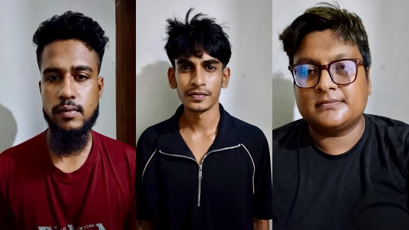 সকালে নিষিদ্ধ যুবলীগের ব্যানারে ঝটিকা মিছিল, রাতেই গ্রেপ্তার ৩